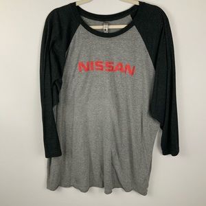 Nissan Raglan Tee Size 3XL